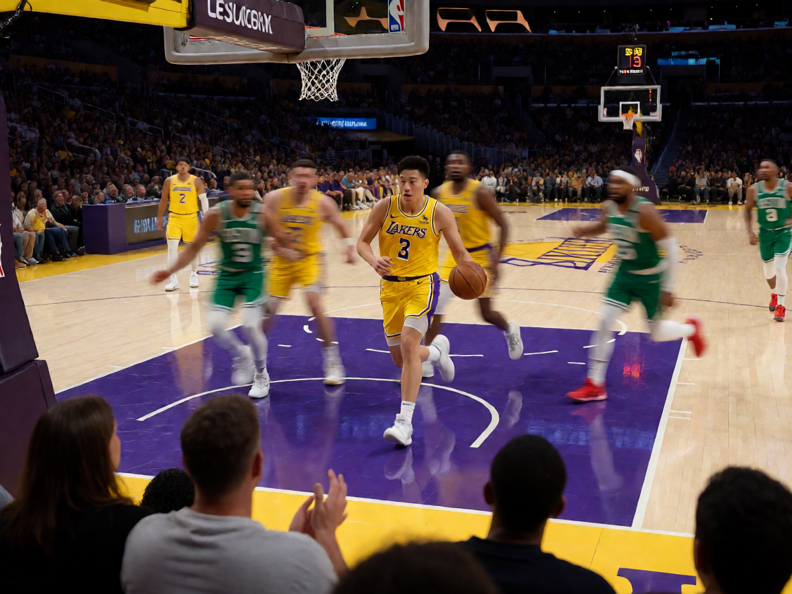NBA比赛现场观众视角